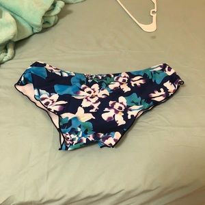 floral bathing suit bottoms